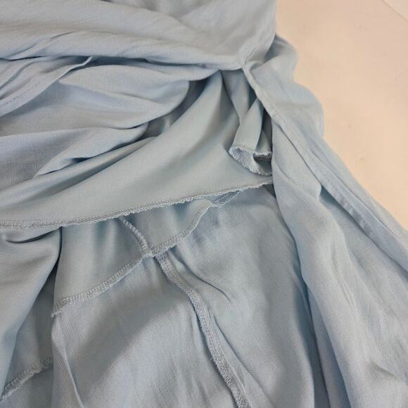 Altard state Bow Cut Out Bella Midi Dress Baby Blue Slip Tank Small - Picture 7 of 11